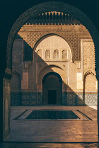A vivid Marrakech street scene